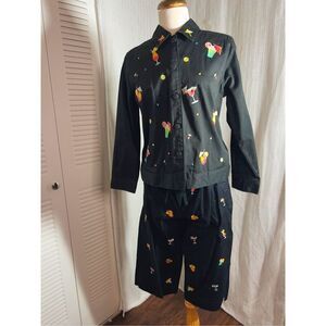 Breckenridge | Women’s | Short Set | Petite 6 | Vintage 2 Piece Colorful Structu